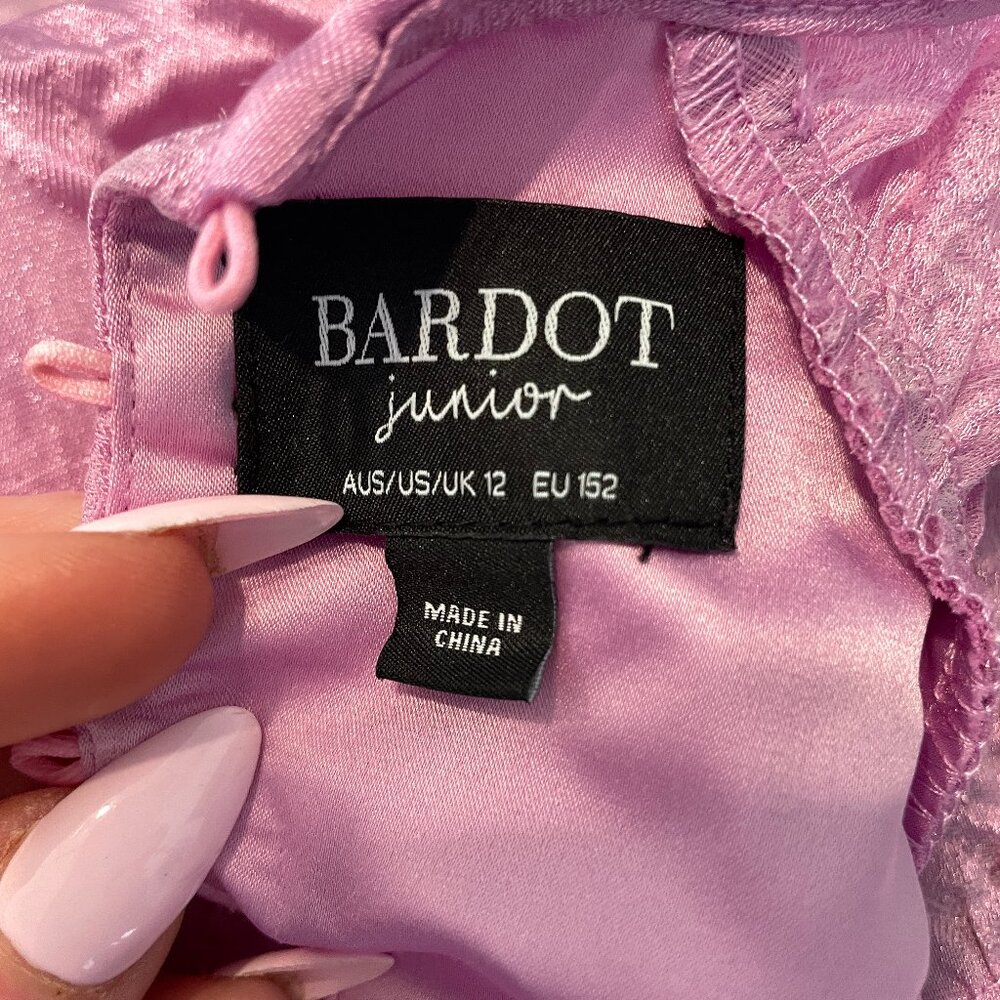 Bardot Girls Size 10 Matching Purple Set